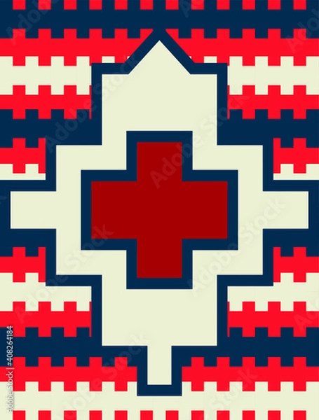 Obraz best selling traditional patterns, fabric textile fashions, vintage, retro design, anatolian, mesopotamian, carpet and rug 
