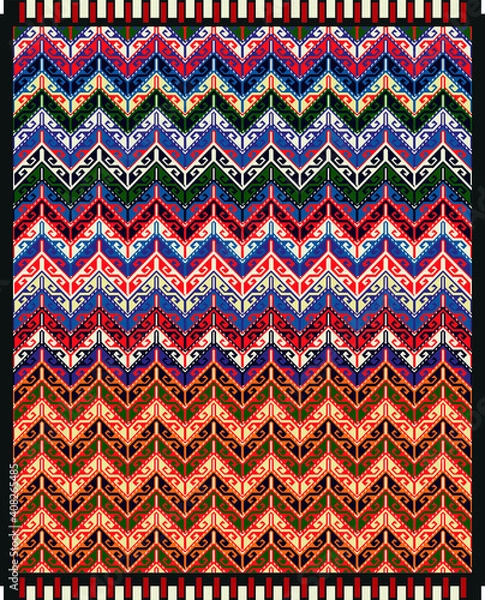 Obraz best selling traditional patterns, fabric textile fashions, vintage, retro design, anatolian, mesopotamian, carpet and rug 
