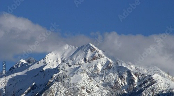 Obraz cloud, snow, & mountain