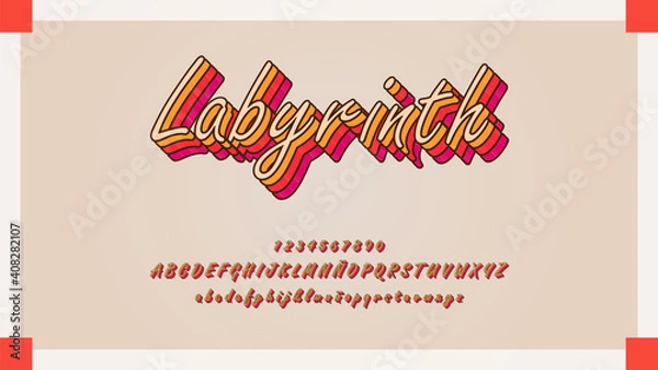 Obraz Artistic typography with beautiful effect	
