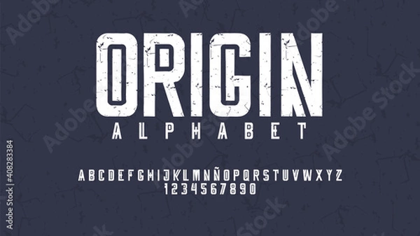 Obraz Traditional  typography with beautiful lines effect	