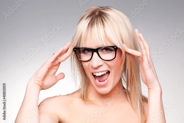 Fototapeta nerd brille