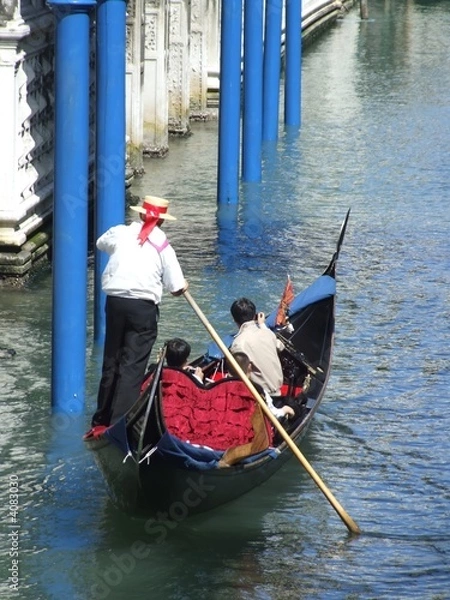 Obraz Gondolier in Venice