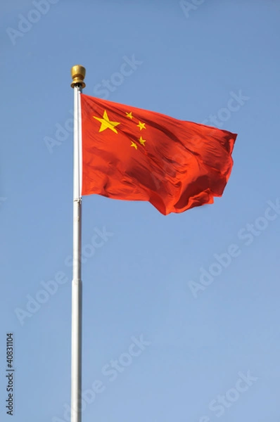 Fototapeta China Flag