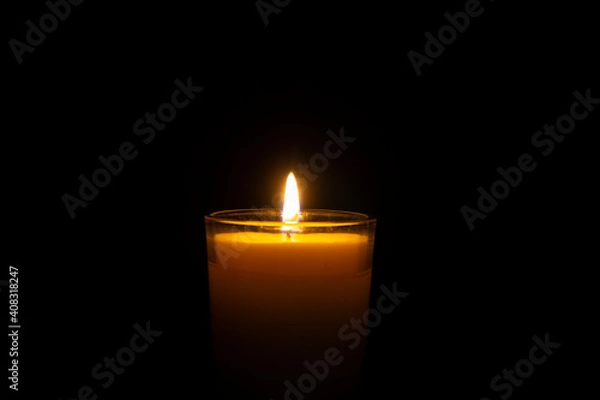 Fototapeta Commemorative (Yahrtzeit) candle