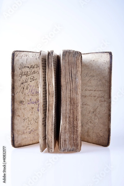 Obraz Old worn bible standing