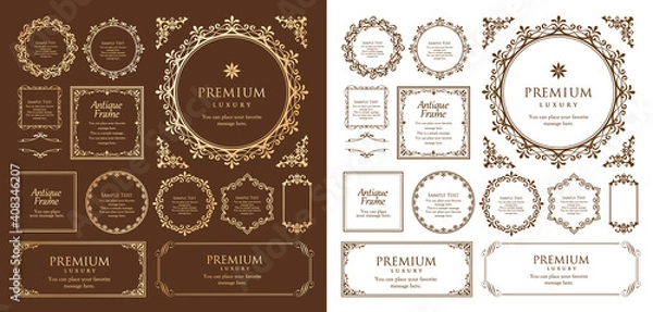 Obraz ウエディングフレーム　ビンテージ　アンティーク　ゴージャス　レトロ　ガーリー　ラグジュアリー　セット