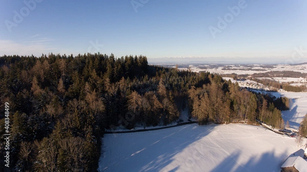 Obraz Waldrand von oben