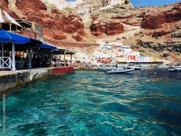 Obraz Ammoudi Santorini
