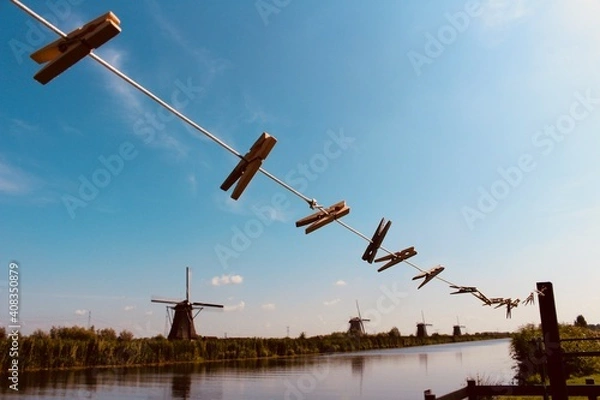 Obraz Molinos de Kinderdijk