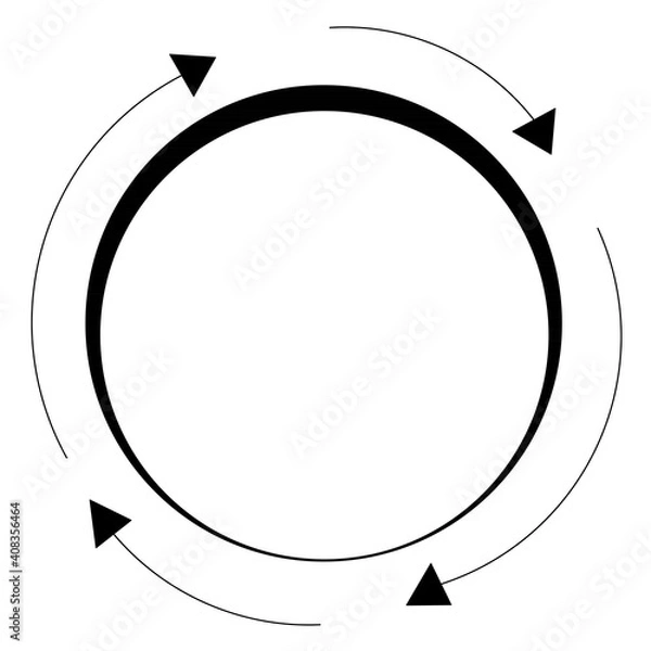 Fototapeta arrow circle icon