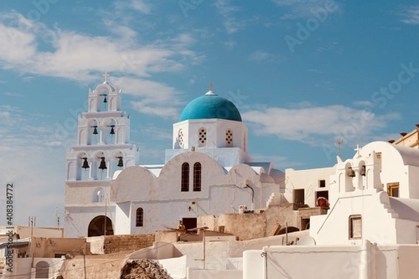 Obraz Iglesia Santorini