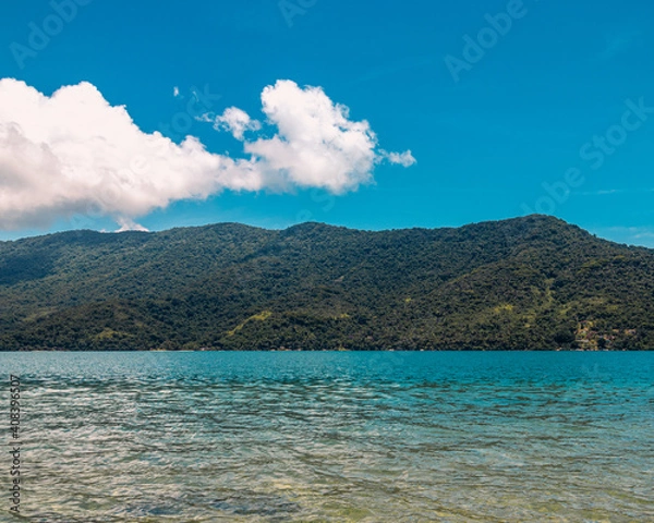 Obraz lake and mountains