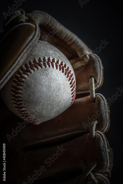 Obraz baseball and glove