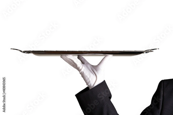 Obraz Doskonała usługa białe tło