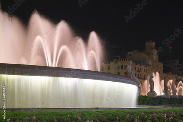 Fototapeta Barcelone by night
