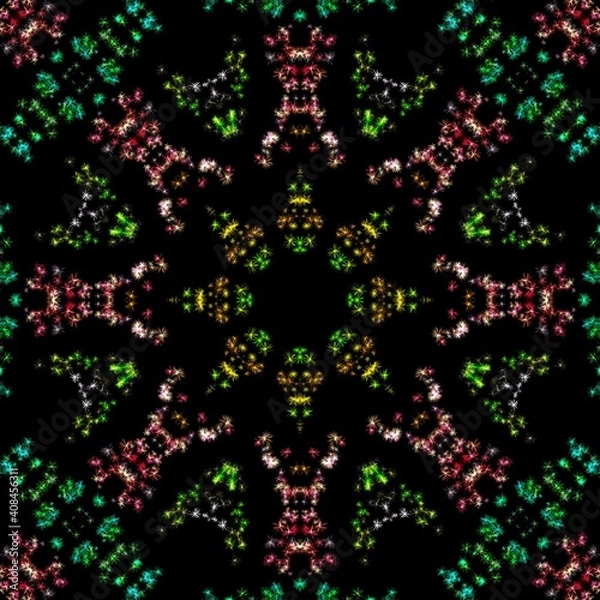 Fototapeta Beautiful pattern with colorful concept