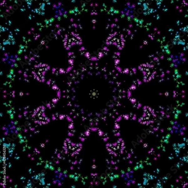 Fototapeta Beautiful pattern with colorful concept