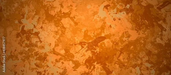 Obraz abstract colorful orange watercolor backgroud with splashes