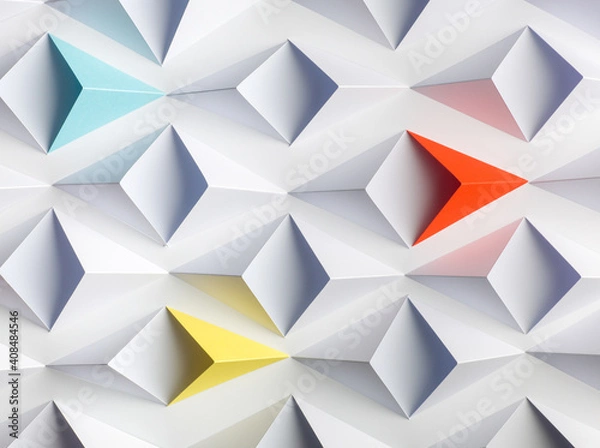 Fototapeta Abstrakcyjne koncepcje papieru origami