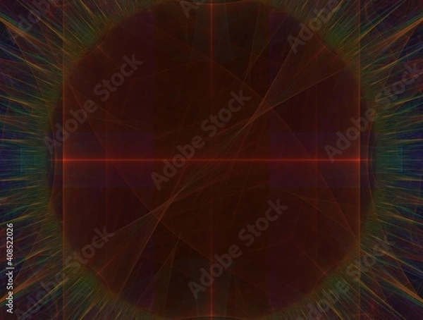 Obraz Imaginatory fractal background Image