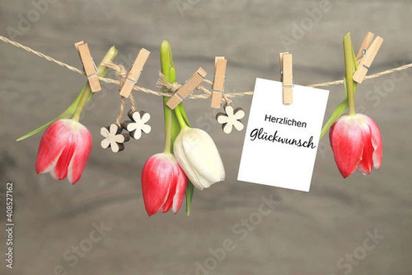 Obraz Herzlichen Glückwunsch	
