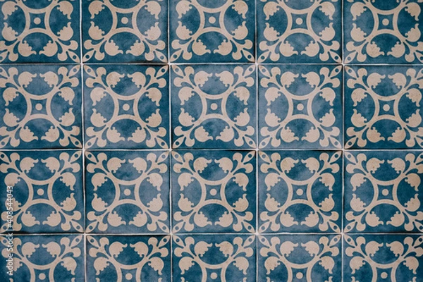 Obraz Beautiful moroccan tiles wall for background