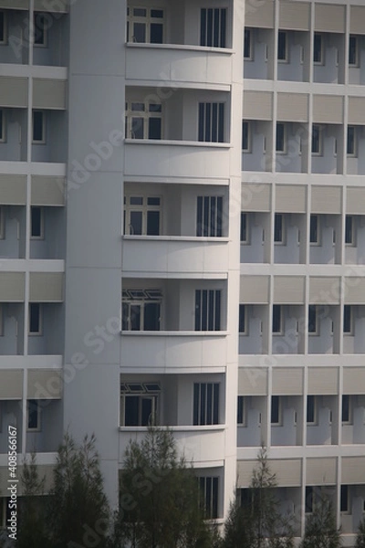 Fototapeta apartment building