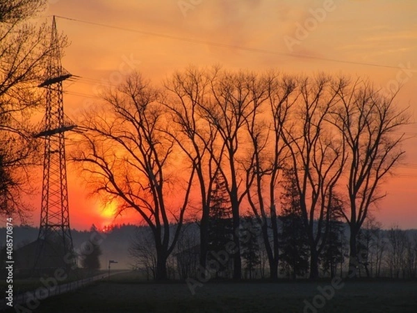 Fototapeta Morgenrot