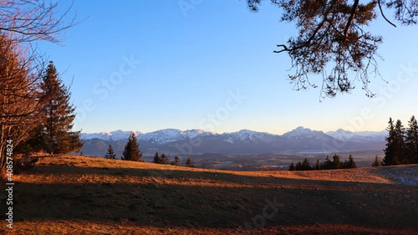 Obraz Bergkette Aussicht