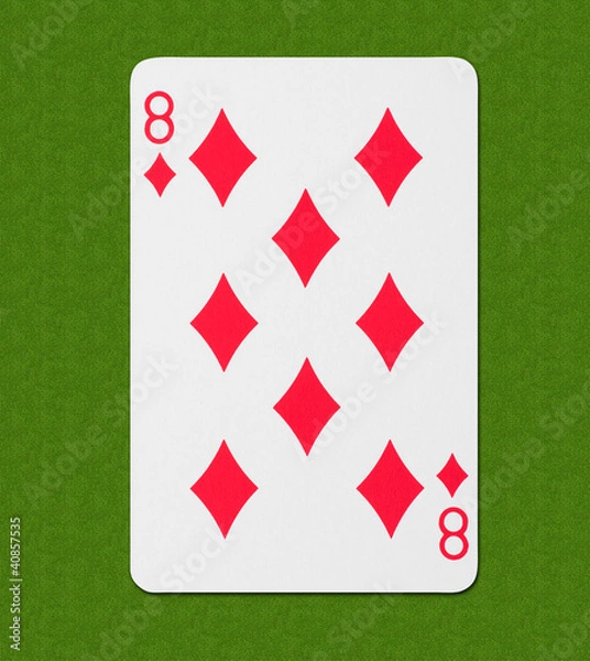 Fototapeta Play Card Diamond