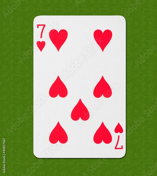 Fototapeta Play Card Heart