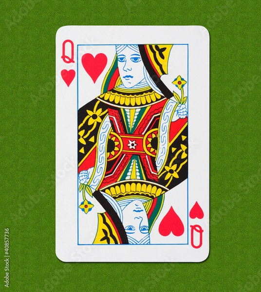 Fototapeta Play Card Heart