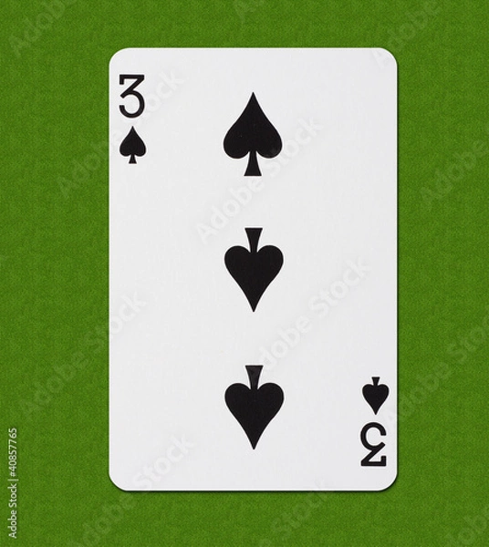 Fototapeta Play Card Spade
