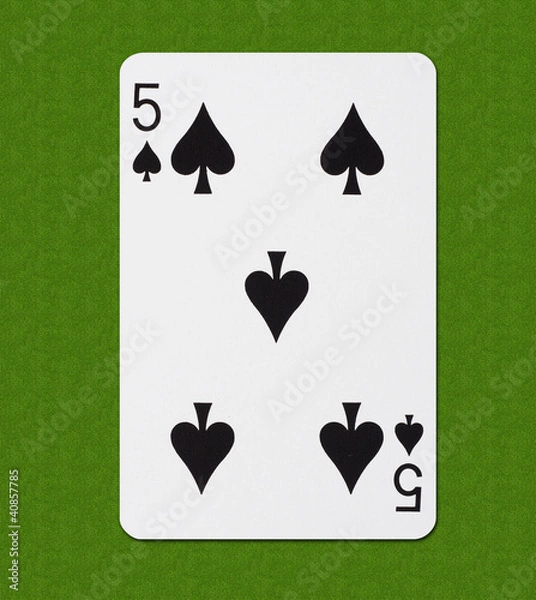 Fototapeta Play Card Spade
