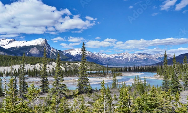 Fototapeta saskatchewan river crossing