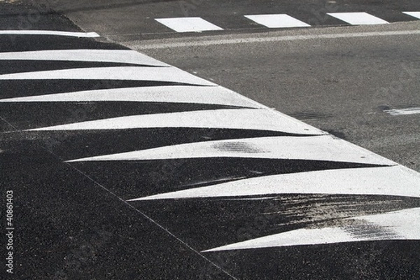 Obraz Signalisation horizontale de ralentisseur