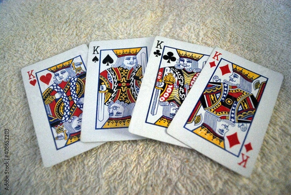 Fototapeta playing cards