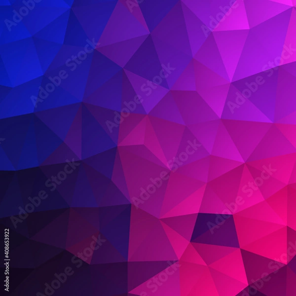 Fototapeta Colored triangular background pattern. Vector abstract template. eps 10
