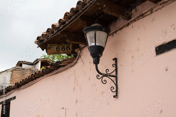 Obraz old street lamp