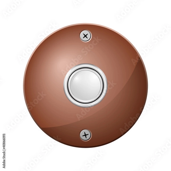 Obraz door bell button