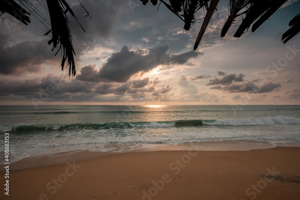 Obraz sunset on the beach