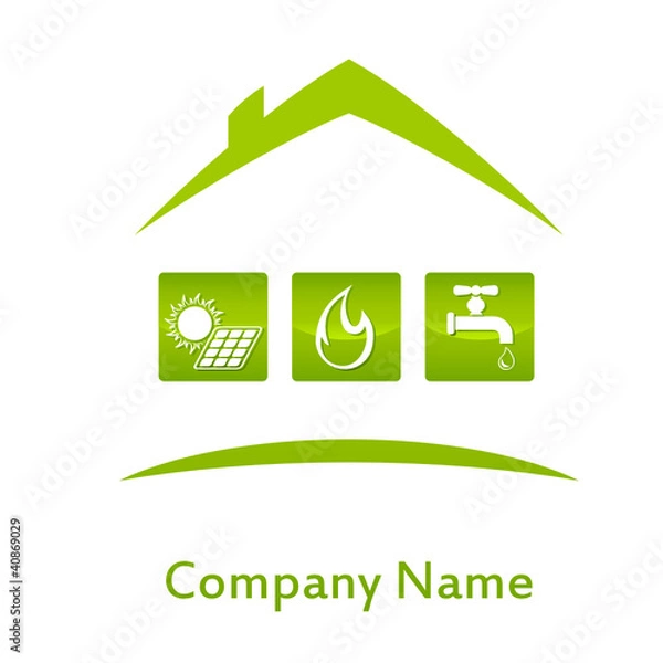 Obraz Ökologisch bauen