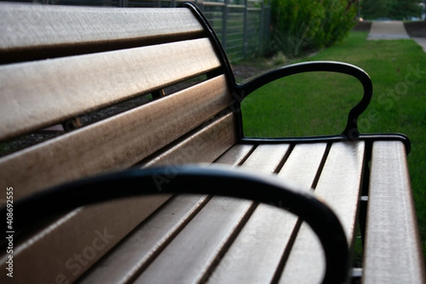 Obraz bench in the park