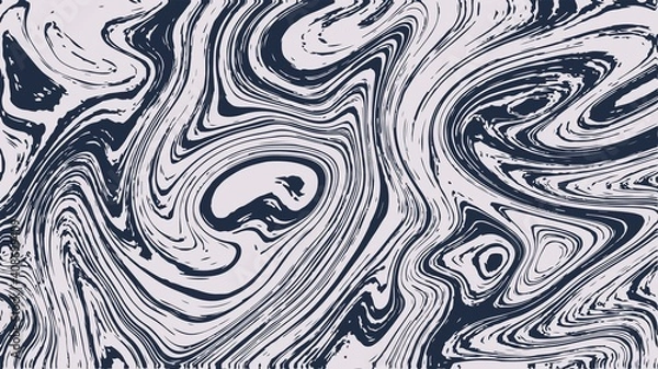 Fototapeta Abstract vector modern watercolor painting in liquid marble seamless pattern background.
