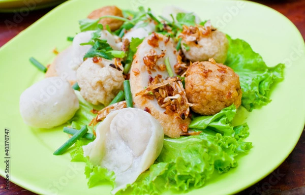 Obraz Mix fish Meatballs