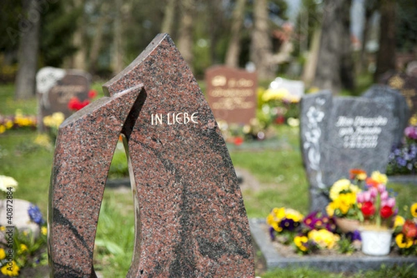 Obraz Trauer - Friede sei mit Dir