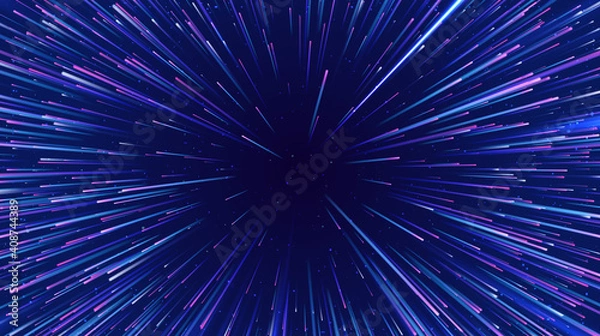 Fototapeta Vector abstract circular geometric background. Circular geometric centric motion pattern. Starburst dynamic lines or rays