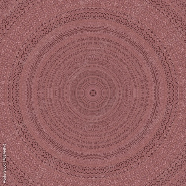 Fototapeta Pattern texture design for the background. 3d illustration art for website, user interface theme, cover photo, interior decoration idea, embroidery and batik concept, texture for carpet and floor mat