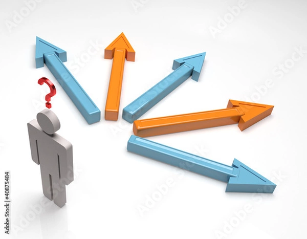 Fototapeta Выбор пути